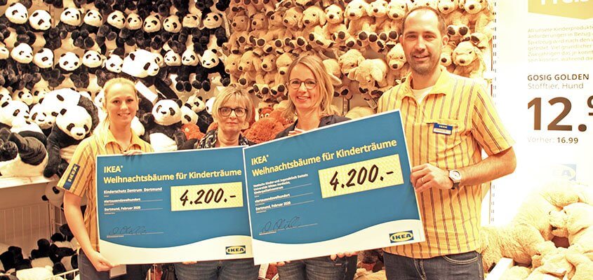 Ikea Dortmund Spendenübergabe Kinderpalliativzentrum