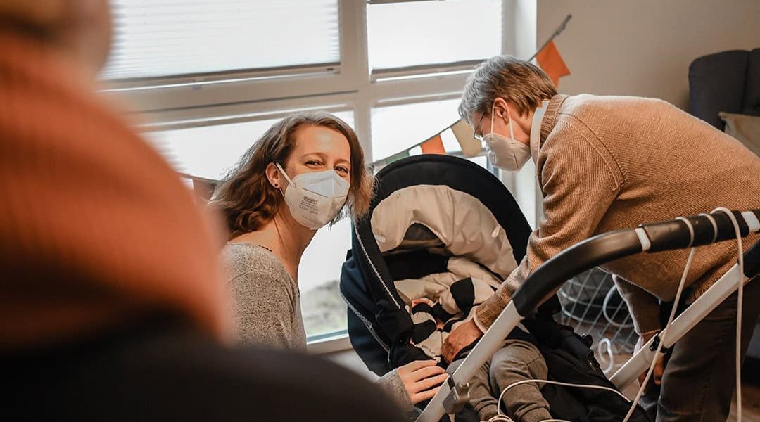 SAPV-Team in einer Wohngruppe für schwerstkranke Kinder.